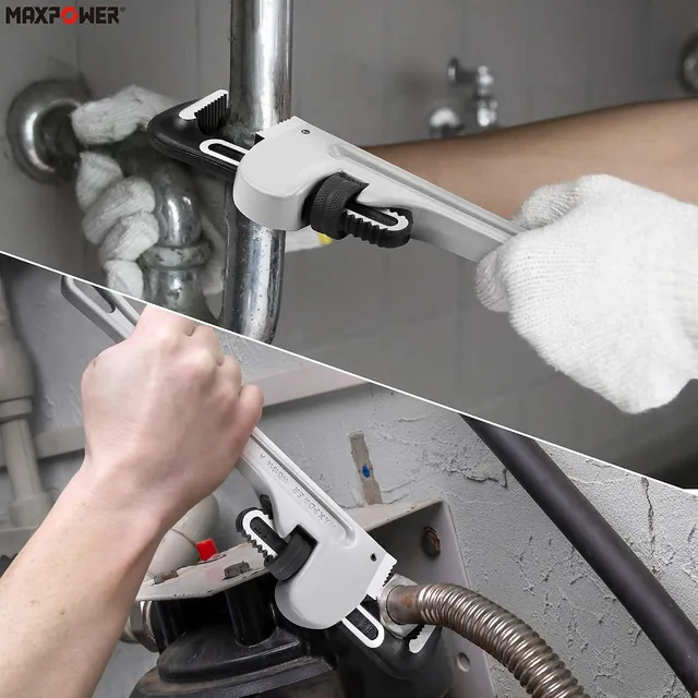 14-inch Aluminum Pipe Wrench: A lighter handle for the tool bag